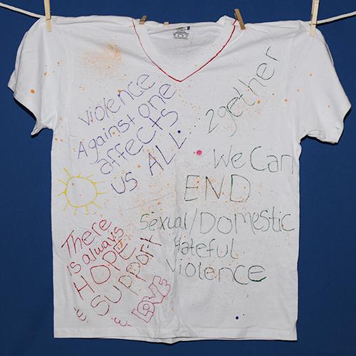 Violence against one affects us all. Together we can end sexual/domestic hateful violence. There is always hope and support and love.