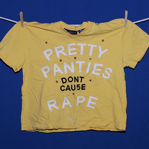 Pretty panties don’t cause rape.