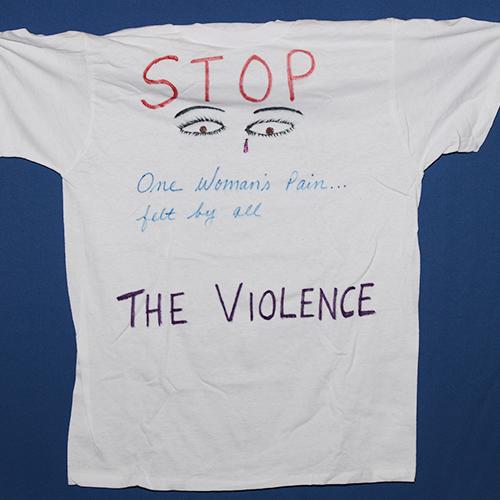 One woman’s pain is felt by all. Stop the violence